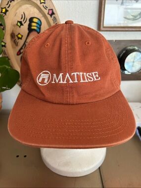 Matuse Surf Men’s Burnt Orange Adjustable 6 Panel Hat